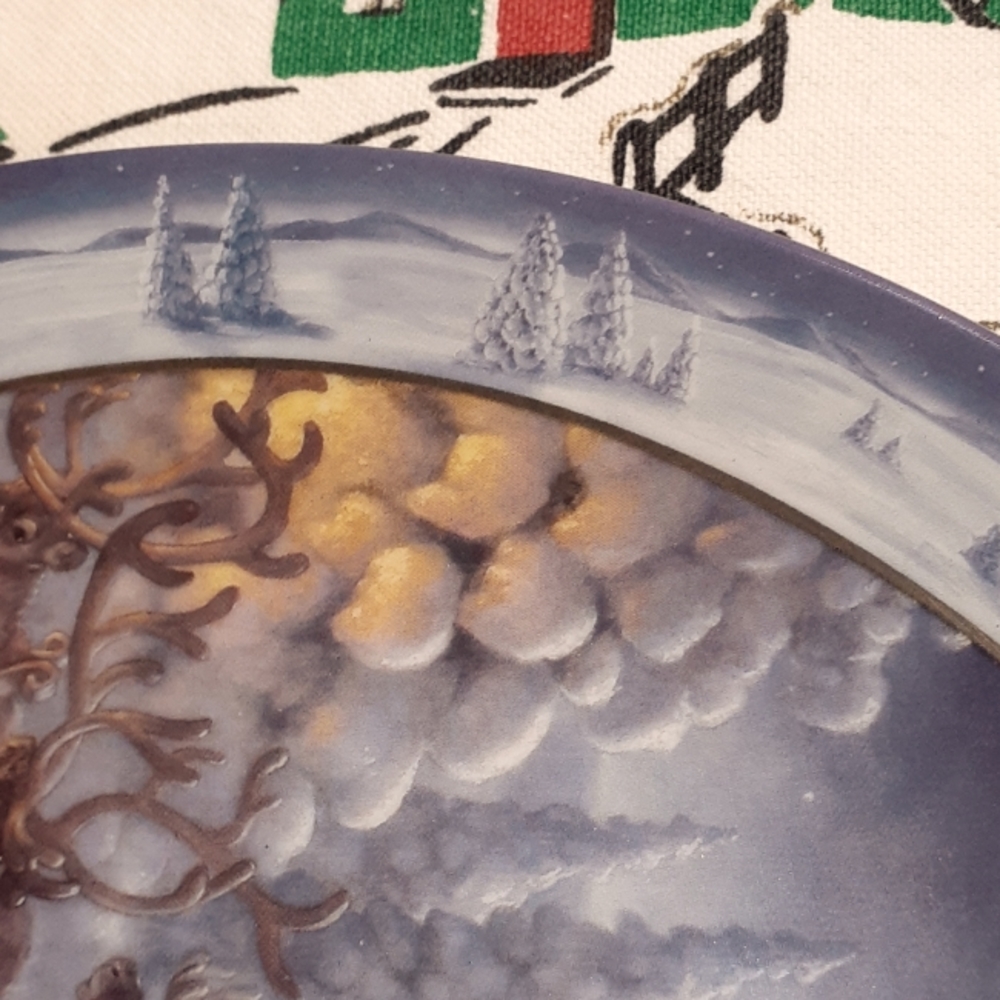 Santa Collectable Plate - Picture 7 of 10